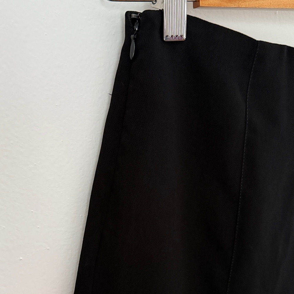 Anthropologie Zinnia Trousers Flare Pants NWOT US size 0 business casual black - Picture 9 of 12